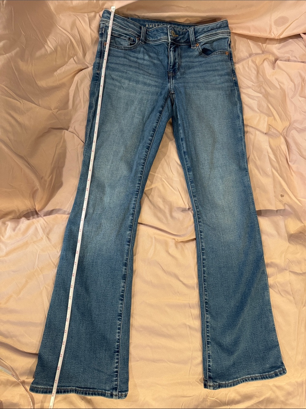 American Eagle Outfitters Mid Blue Flare Jeans